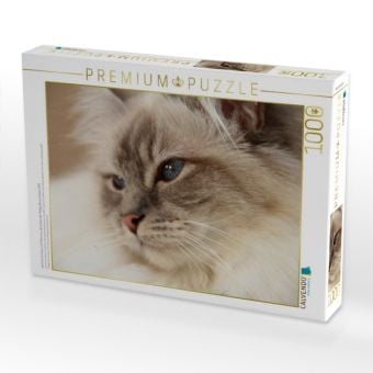 Produktbild: CALVENDO Puzzle Liprima's Emiliana, Ein Motiv aus dem Kalender Heilige Birma Katzen 2017 | 1000 Teile Lege-Gr&ouml;&szlig;e 64x48cm Foto-Puzzle f&uuml;r gl&uuml;ckliche Stunden