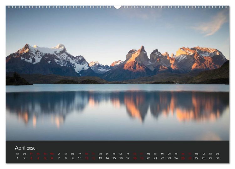 Produktbild: Patagonien - Am Puls der Wildnis (Wandkalender 2026 DIN A2 quer), CALVENDO Monatskalender