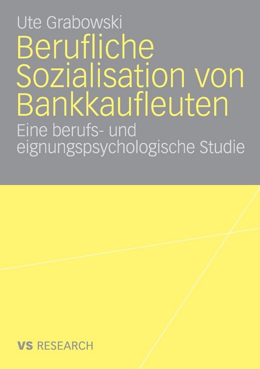 Produktbild: Berufliche Sozialisation von Bankkaufleuten