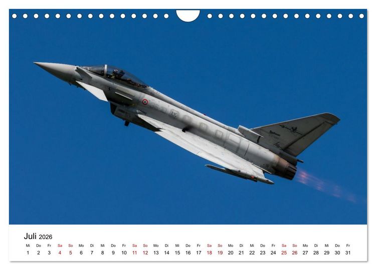 Produktbild: Milit&auml;rflieger (Wandkalender 2026 DIN A4 quer), CALVENDO Monatskalender