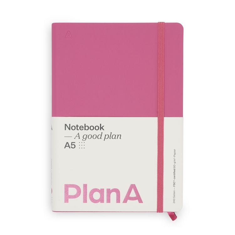 Produktbild: Notizbuch A5 Hardcover Candy Pink Punktiert, 240 Seiten