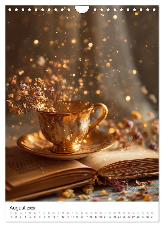 Produktbild: A Cup of Time (Wandkalender 2026 DIN A4 hoch), CALVENDO Monatskalender