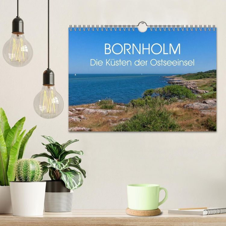 Produktbild: Bornholm - die K&uuml;sten der Ostseeinsel (Wandkalender 2026 DIN A4 quer), CALVENDO Monatskalender