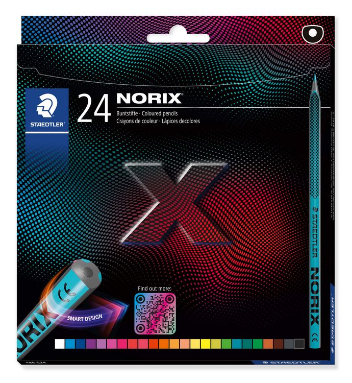Produktbild: STAEDTLER NORIX&reg; 186, 24 Buntstiften