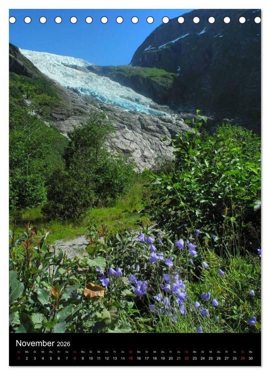 Produktbild: Paradiesisches Norwegen (Tischkalender 2026 DIN A5 hoch), CALVENDO Monatskalender