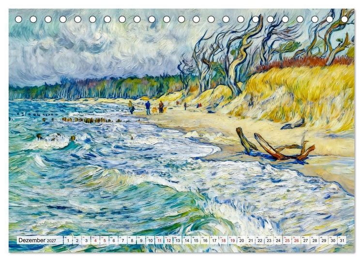 Produktbild: Nordische Impressionen - K&uuml;sten, St&auml;dte und Wasserwege (Tischkalender 2027 DIN A5 quer), CALVENDO Monatskalender