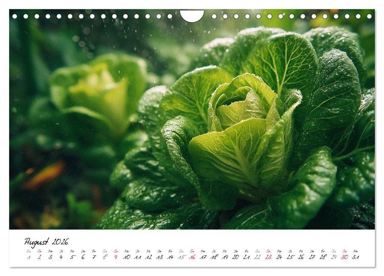 Produktbild: Gem&uuml;segarten - Gem&uuml;se aus dem eigenen Garten (Wandkalender 2026 DIN A4 quer), CALVENDO Monatskalender