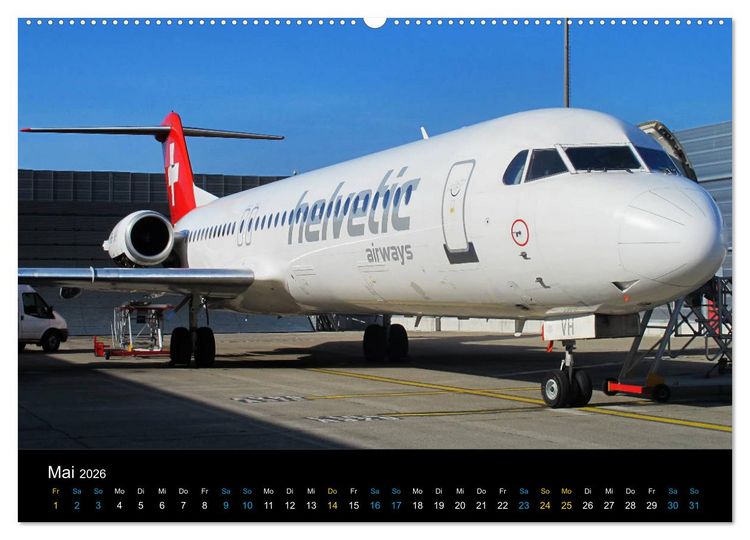 Produktbild: Seltene Luftfahrt Perspektiven (hochwertiger Premium Wandkalender 2026 DIN A2 quer), Kunstdruck in Hochglanz
