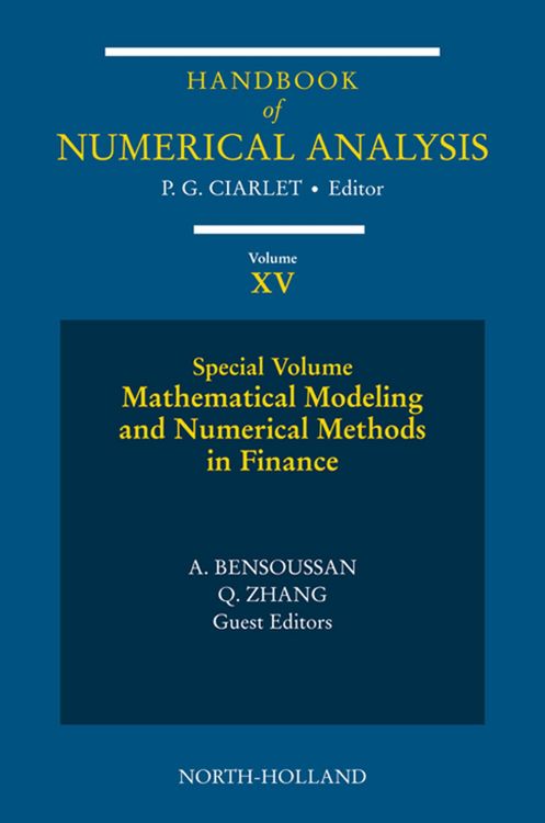 Produktbild: Mathematical Modelling and Numerical Methods in Finance
