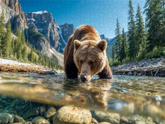 Produktbild: CALVENDO Puzzle K&uuml;hles frisches Wasser l&ouml;scht den Durst | 1000 Teile Lege-Gr&ouml;&szlig;e 64x48cm Foto-Puzzle f&uuml;r gl&uuml;ckliche Stunden