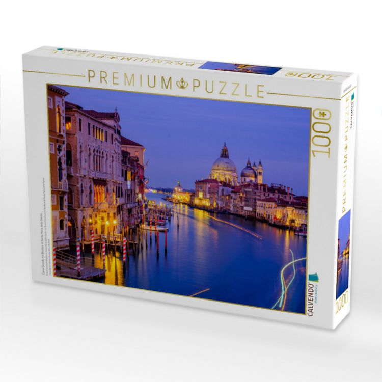 Produktbild: CALVENDO Puzzle Canal Grande mit Basilica di Santa Maria della Salute | 1000 Teile Lege-Gr&ouml;&szlig;e 64x48cm Foto-Puzzle f&uuml;r gl&uuml;ckliche Stunden