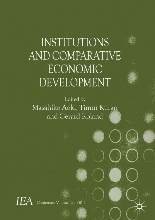 Produktbild: Institutions and Comparative Economic Development