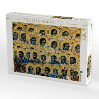 Produktbild: CALVENDO Puzzle Kloster Voronet | 1000 Teile Lege-Gr&ouml;&szlig;e 64x48cm Foto-Puzzle f&uuml;r gl&uuml;ckliche Stunden