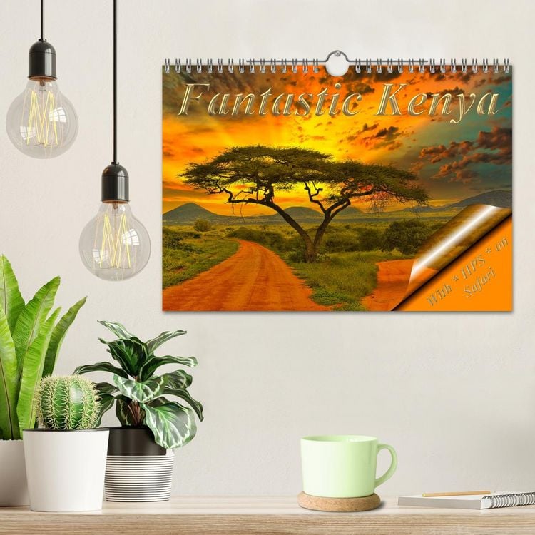 Produktbild: Fantastic Kenya (Wall Calendar 2026 DIN A4 landscape), CALVENDO 12 Month Wall Calendar