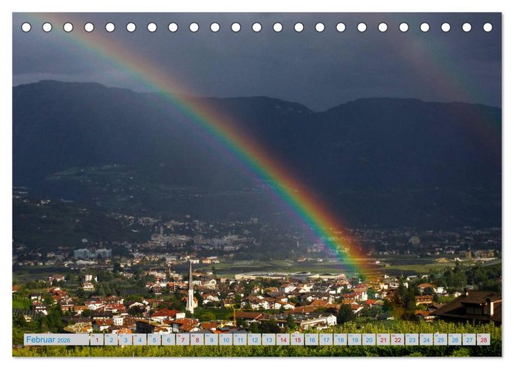 Produktbild: Sch&ouml;nes S&uuml;dtirol (Tischkalender 2026 DIN A5 quer), CALVENDO Monatskalender