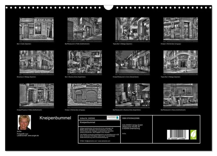 Produktbild: Kneipenbummel (Wandkalender 2027 DIN A3 quer), CALVENDO Monatskalender