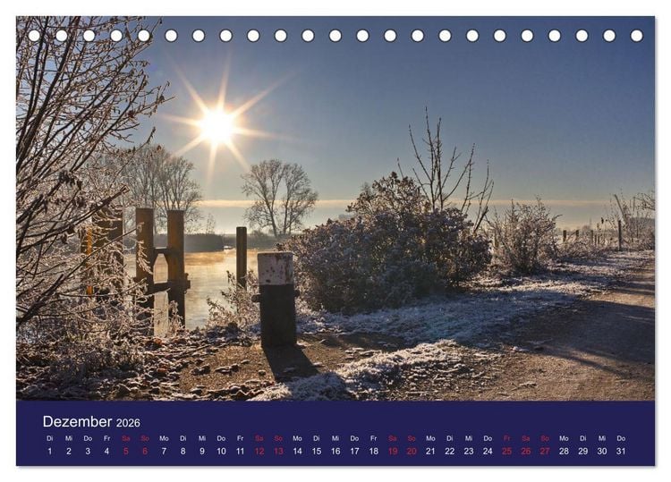Produktbild: Weser-Impressionen (Tischkalender 2026 DIN A5 quer), CALVENDO Monatskalender