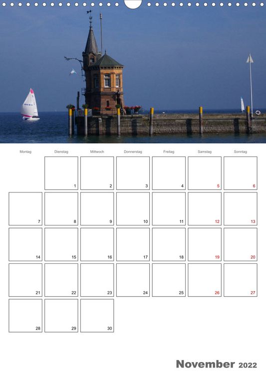 Produktbild: Konstanz am sch&ouml;nen Bodensee (Wandkalender 2022 DIN A3 hoch)