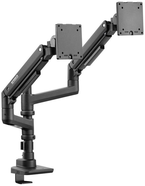 Produktbild: SpeaKa Professional Monitorhalterung SP-MM-980 2 Display(s) 43,2 cm (17") - 124,5 cm (49") Schwarz H&ouml;henverstellbar, Neigbar, Schwenkbar