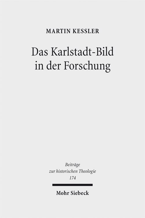 Produktbild: Das Karlstadt-Bild in der Forschung
