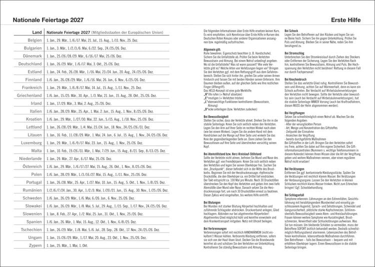 Produktbild: Terminer A6, Struktur rot 2027