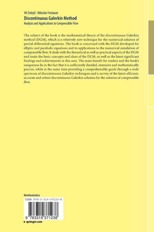 Produktbild: Discontinuous Galerkin Method