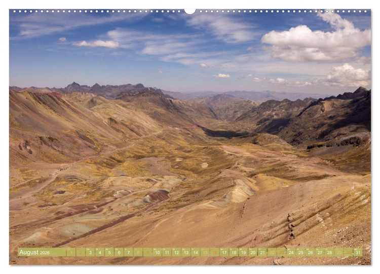 Produktbild: Peru - Bunte Vielfalt von Machu Picchu bis zur Atacama W&uuml;ste (Wandkalender 2026 DIN A2 quer), CALVENDO Monatskalender