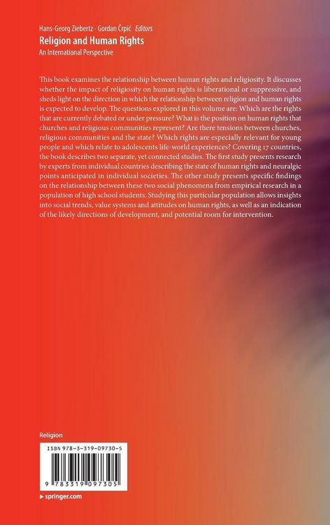 Produktbild: Religion and Human Rights