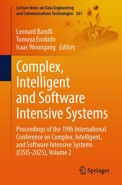 Produktbild: Complex, Intelligent and Software Intensive Systems