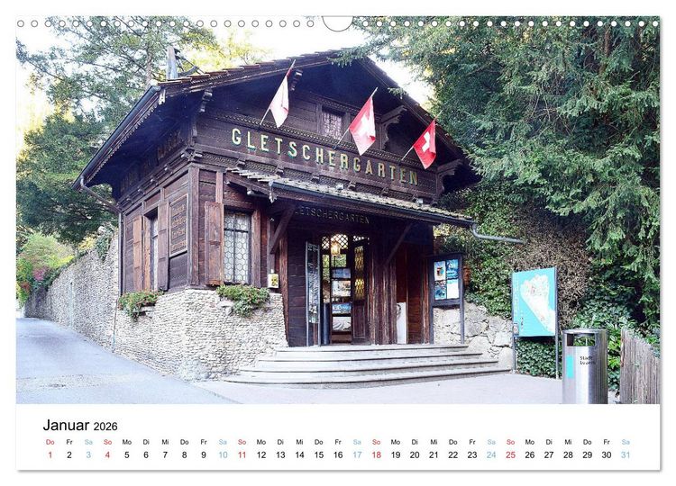 Produktbild: LUZERN Wo sich Reuss und Vierwaldst&auml;ttersee begegnen (Wandkalender 2026 DIN A3 quer), CALVENDO Monatskalender