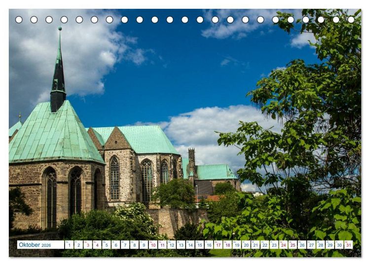 Produktbild: Magdeburg und Umgebung 2026 (Tischkalender 2026 DIN A5 quer), CALVENDO Monatskalender