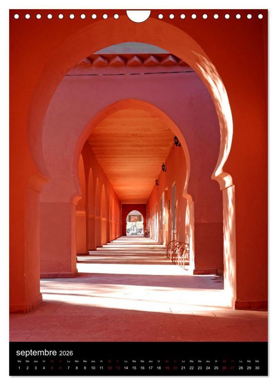 Produktbild: Au Maroc (Calendrier mural 2026 DIN A4 horizontal), CALVENDO calendrier mensuel