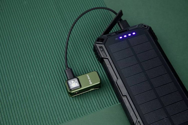Produktbild: OLight 12972 Oclip green Mobile Kleinleuchte LED