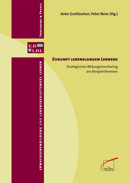 Produktbild: Zukunft Lebenslangen Lernens