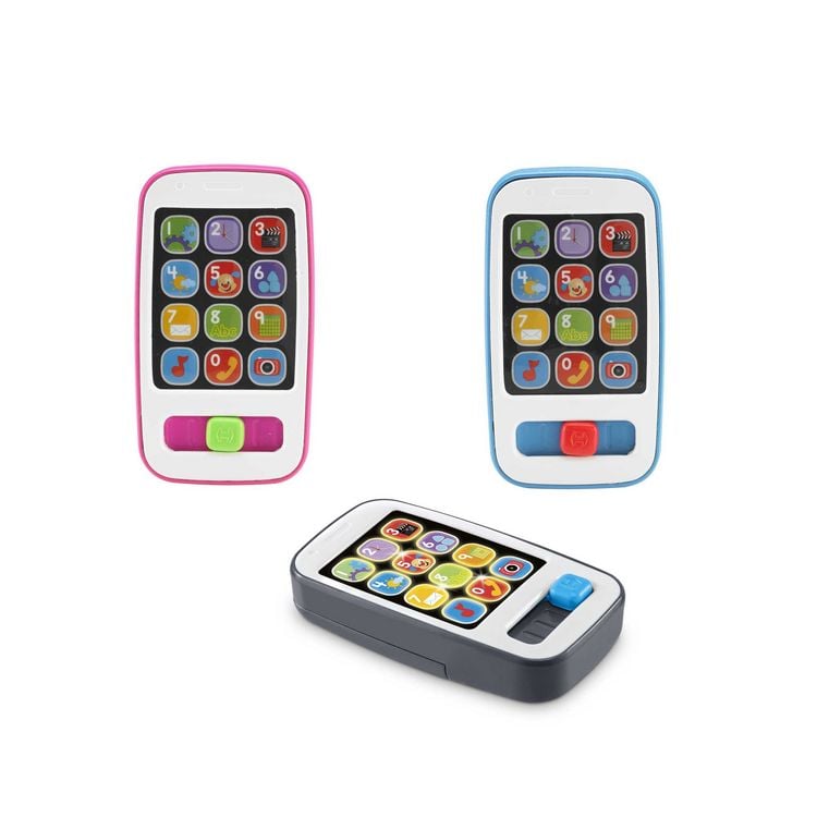 Produktbild: Fisher-Price Lernspa&szlig; Smartphone Musiklernspielzeug f&uuml;r Babys, grau, deutsche