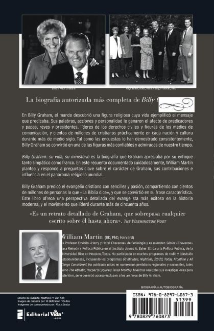 Produktbild: La Billy Graham - Su vida, su ministerio