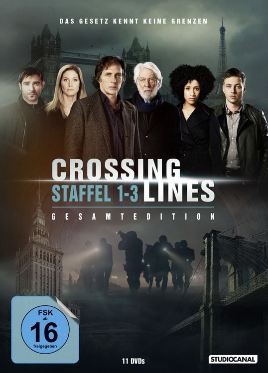 Produktbild: Crossing Lines - Staffel 1-3 - Gesamtedition [11 DVDs]