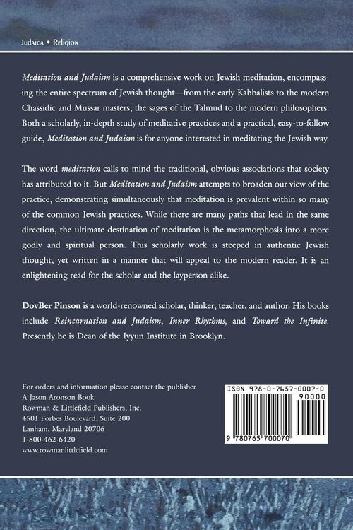 Produktbild: Meditation and Judaism