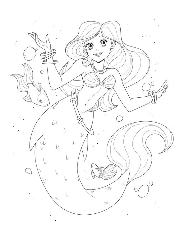 Produktbild: The Magical Girl's Self-Care Coloring Book