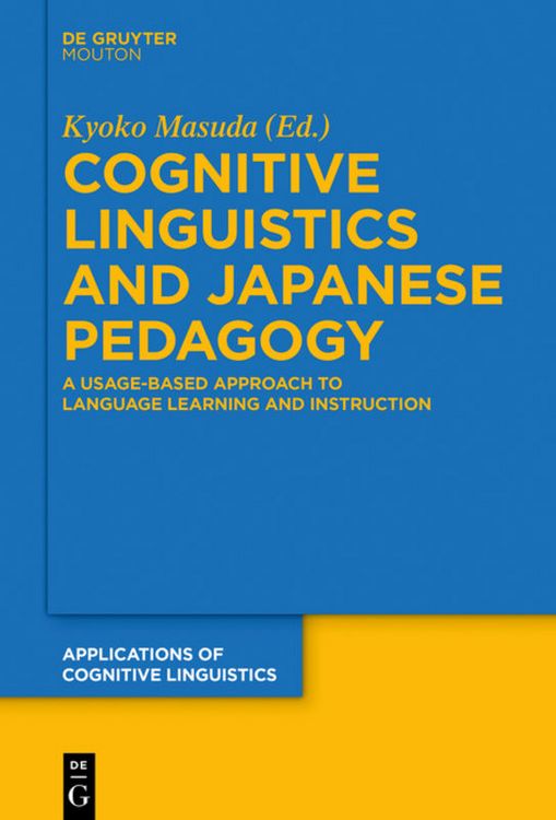 Produktbild: Cognitive Linguistics and Japanese Pedagogy