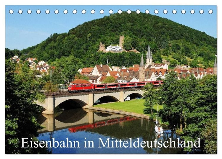 Produktbild: Eisenbahn in Mitteldeutschland (Tischkalender 2027 DIN A5 quer), CALVENDO Monatskalender