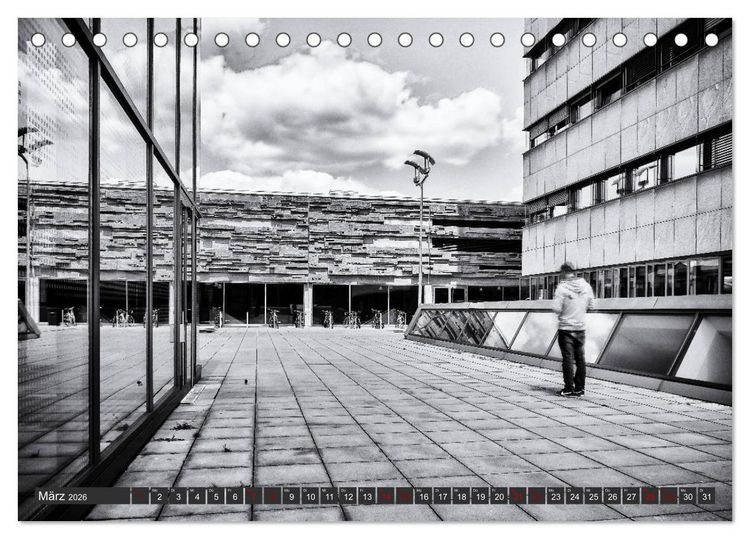 Produktbild: Ein Blick auf Darmstadt (Tischkalender 2026 DIN A5 quer), CALVENDO Monatskalender