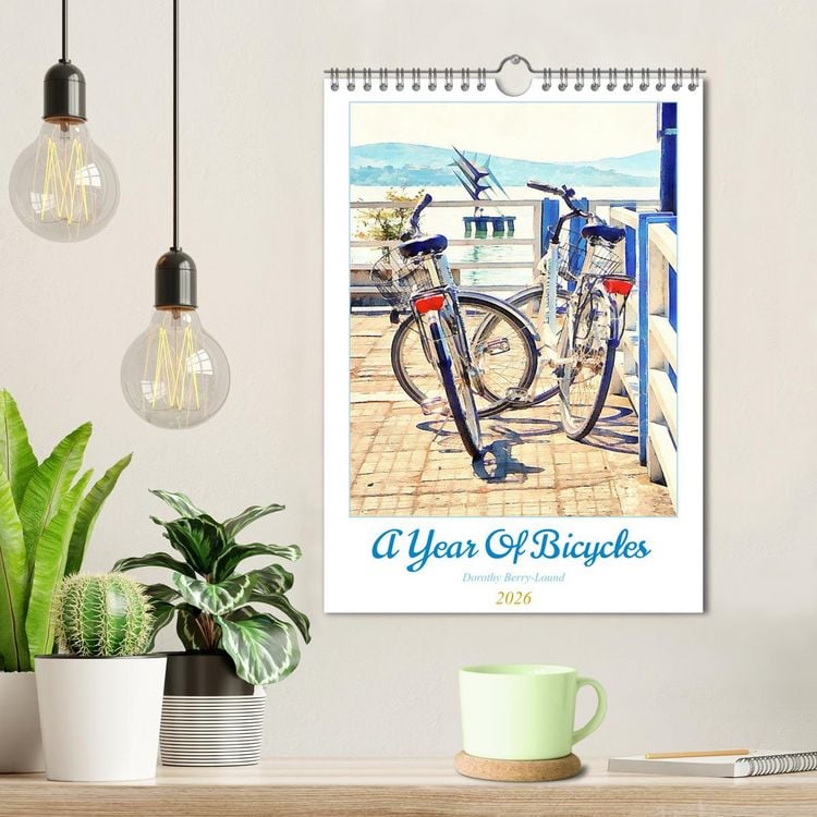Produktbild: A Year Of Bicycles (Wall Calendar 2026 DIN A4 portrait), CALVENDO 12 Month Wall Calendar