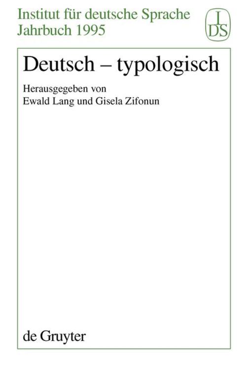Produktbild: Deutsch - Typologisch