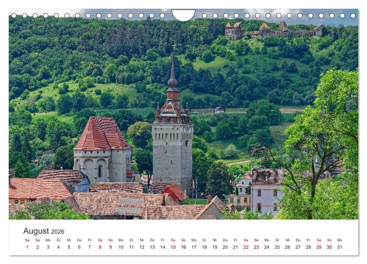 Produktbild: Siebenb&uuml;rgen und das Fagaras Gebirge (Wandkalender 2026 DIN A4 quer), CALVENDO Monatskalender