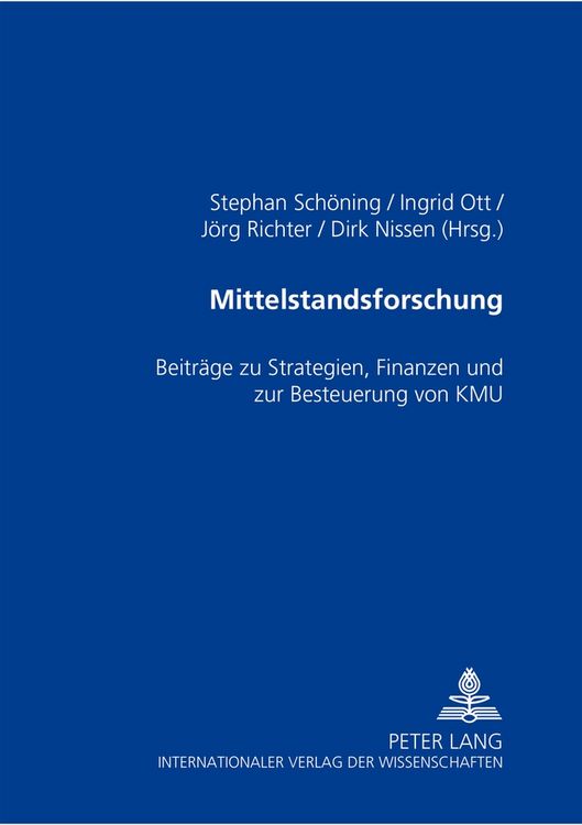 Produktbild: Mittelstandsforschung