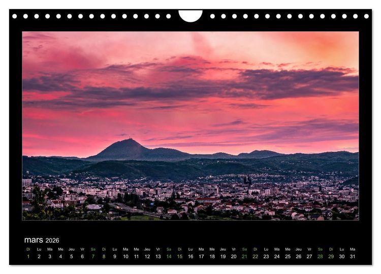 Produktbild: L'Auvergne est belle (Calendrier mural 2026 DIN A4 vertical), CALVENDO calendrier mensuel