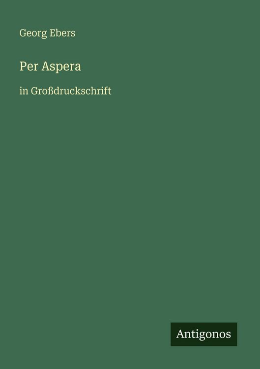 Produktbild: Per Aspera