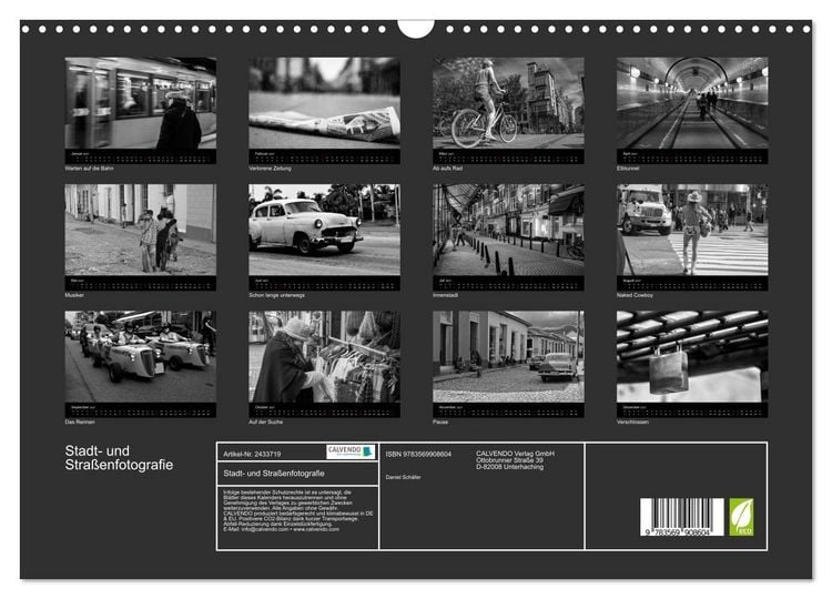 Produktbild: Stadt- und Stra&szlig;enfotografie (Wandkalender 2027 DIN A3 quer), CALVENDO Monatskalender