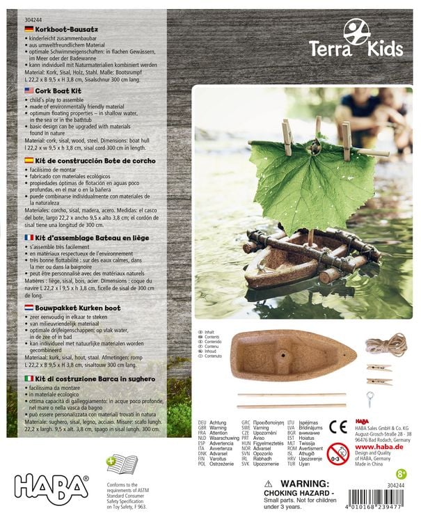 Produktbild: Terra Kids Korkboot-Bausatz